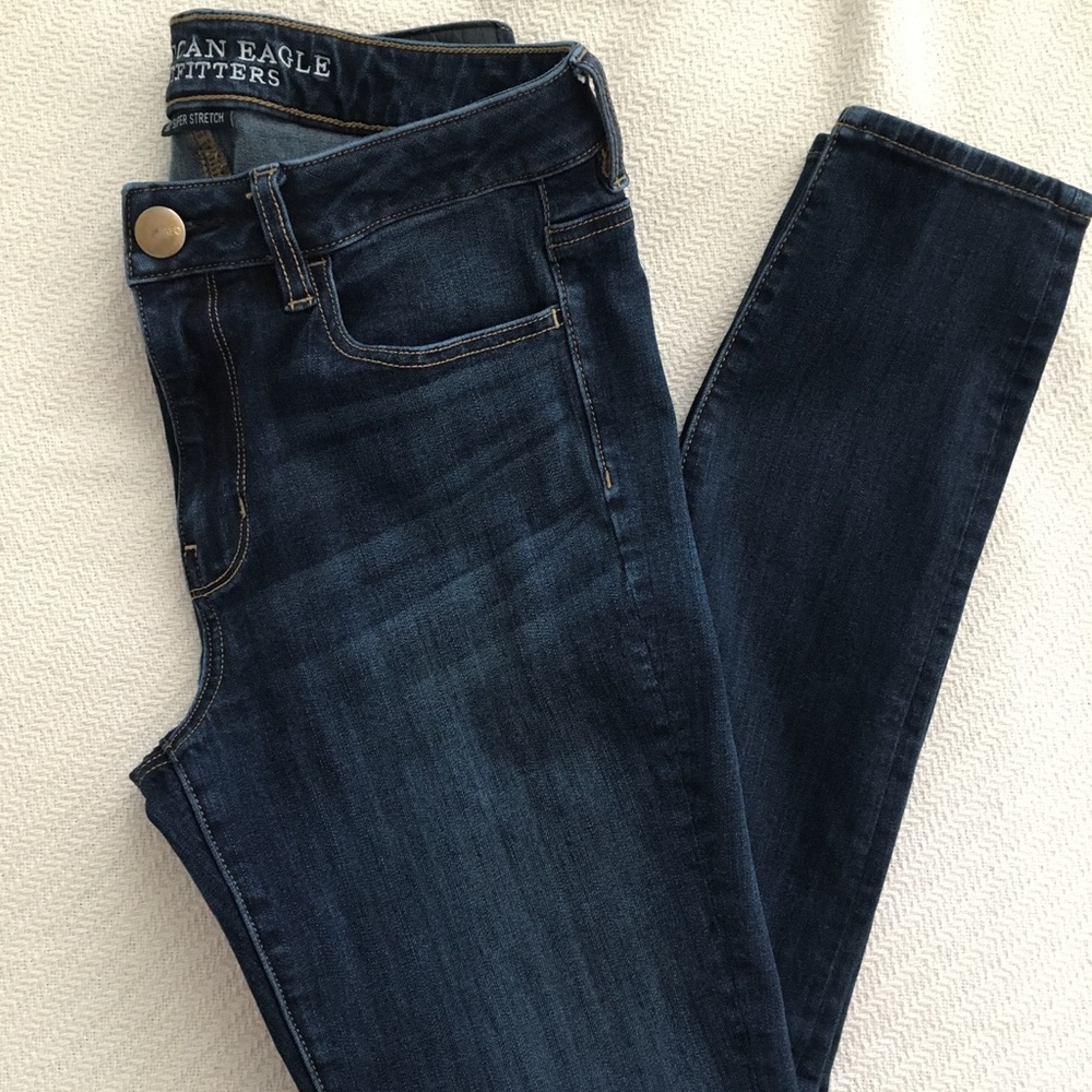 American Eagle Hi-Rise Jegging Medium Wash